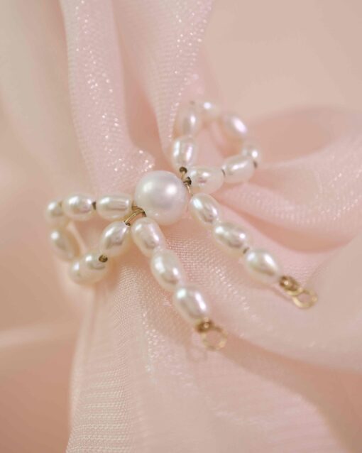 Sweet Bow Pearl Ring