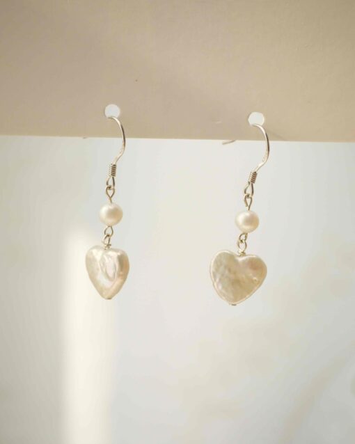 Heart’s Wish Pearl Studs