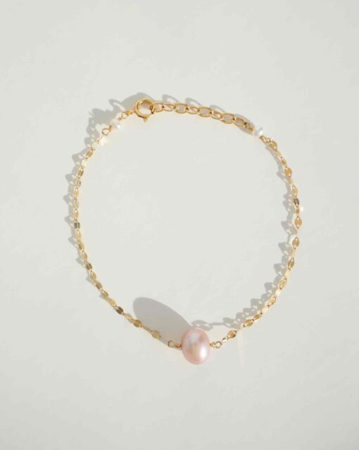 Spark Solo Pearl Bracelet